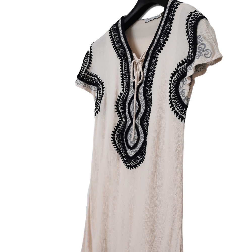 Paper Crane Aztec Embroidered Dress